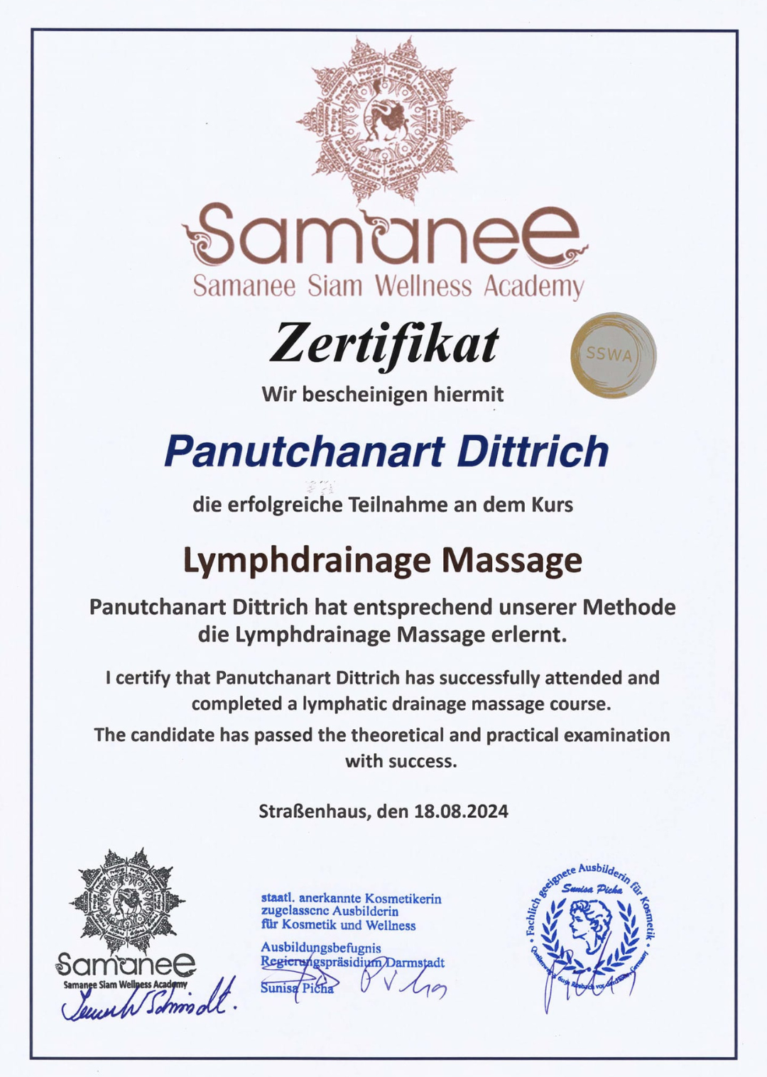 Thai Massage zu Hause